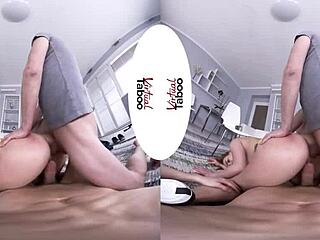 Virtual Taboo: Redhead Shaved Pussy POV Blowjob