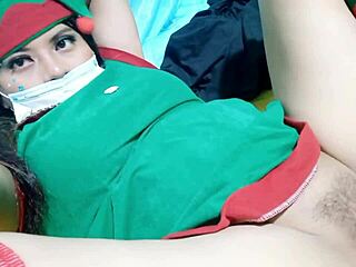 The Female Goblin Is Back In Heat, Masturbating While Waiting For The Male Goblin To Fuck Her!