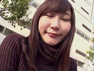 Drunk Japanese girl Momoko Miyazono gets slammed hard after dinner