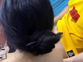 beautiful boss transforms into chang'e and jade rabbit for mid-autumn playtime fun