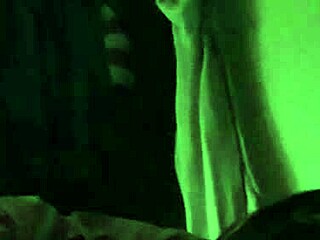 Amateur ebony woman gives handjob and attempts to swallow long black cock in homemade video