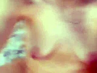 Masturbation session unfolds with intense solo play in part 1