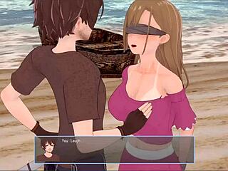 Harem RPG Remastered with Donna in DOUBLE OOOOH Action. Ralph Joins for Blindfolded Anime Fun.