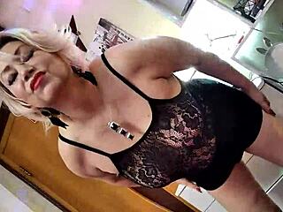 My old wife posing and twirling her saggy tits 😏