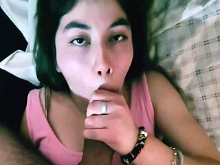 I suck my boyfriend's dick so good in the car