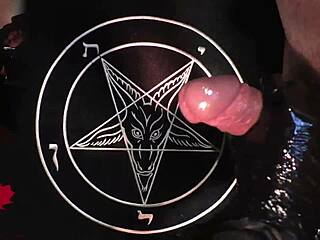 i give handjob in latex gloves as tribute to baphomet