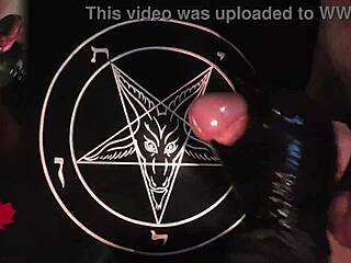 i give handjob in latex gloves as tribute to baphomet