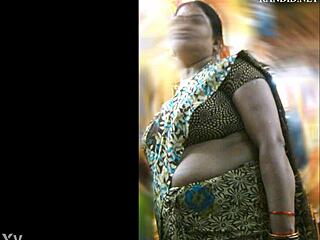 busty indian aunty caught sneaking around with her curvy body