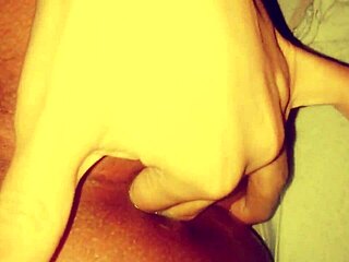 Gay Man Fingers Partner's Ass Intensely