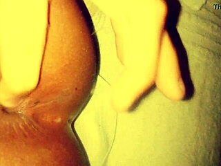 Gay Man Fingers Partner's Ass Intensely