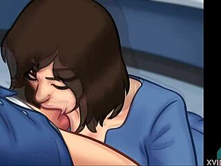 Summertime Saga 36: Hot Brunette Teen 18+ Gives Oral