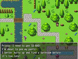 Prissy's Bladder Timer - The Two Endings