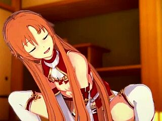 i had unplanned sex with asuna pov in that village room, feeling every moment.