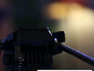 Alison Tyler boldly strips out of her purple lingerie, revealing her big tits and ass.