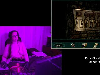 Blackmoor Manor Play Through Part 3 Featuring BBW Brunette with Big Natural Tits