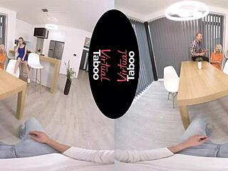 Virtual taboo family with big tits and ass fucking