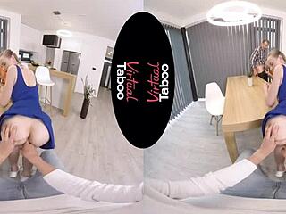 Virtual taboo family with big tits and ass fucking