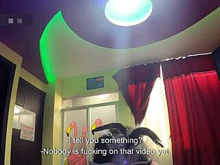 Watching porn with my skinny stepson 😈