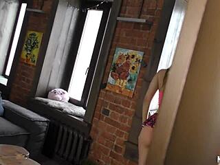 Accidentally Fucked Step Sister's Friend With Round Ass