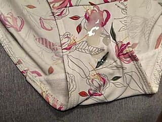 i cum on my best friend's white floral panties