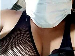 stepsister, dare you to dance in lingerie and show vagina