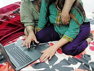 Pakistani teacher feels so drawn to his beautiful student during home lesson