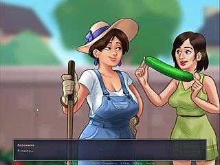 complete summertime saga gameplay part 16 featuring shower handjob and riding 😏