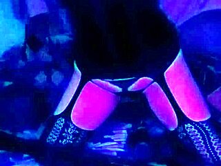 Violet's Sweet Dream Burlesque Allies: Cute Blonde Horny with Natural Tits Ripping Clothes in Undressing Striptease