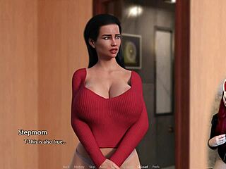 The Golden Boy Ep 1: MILF Mother-in-Law Outdoor Orgasm in Cartoon Game