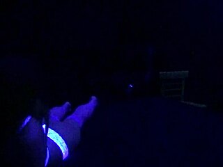 scarlett johnson does blacklight sex with me right now