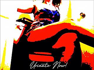 Mistress instructs toilet trance training to urinate now.