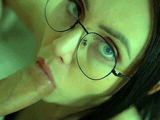 dissolute girl sucks cock her paramours and gets cum