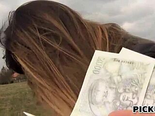 small tits blond teen gets banged by pawn man in public