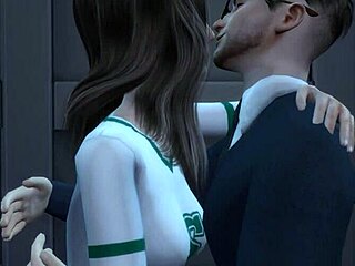 petite teen 18+ cheerleader fucks hot professor - my art professor - episode 2 - sims 4