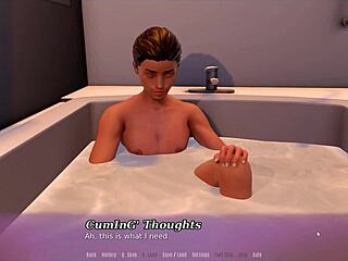 step aunt enters bathroom naked, huge cock in taboo shower scene