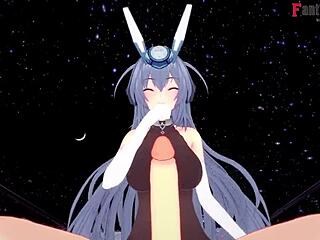 new jersey blowjob and boobjob pov azur lane short