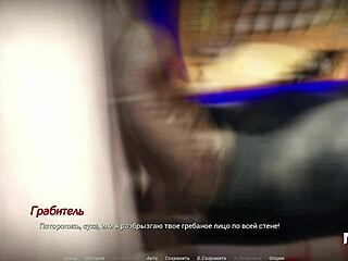 This anime babe rides cowgirl and gets bent over for doggystyle on the beach