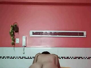 Latina rides me cowgirl style to orgasm at home