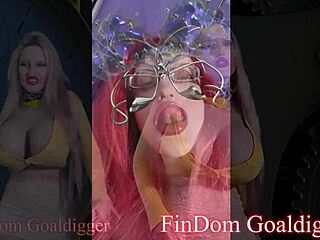 perfect goddess in glasses dominates with joi and tongue instructions!