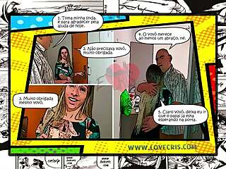 Naughty Grandma Blackmails Granddaughter in Hentai Comic