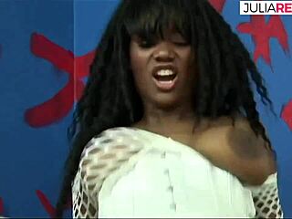 Nyomi Banxxx Rides Monster Cock As Ebony Cowgirl