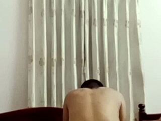 My Lover Fucks My Ass Hard in Intense Anal Sex