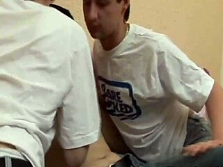 i feel extreme pleasure in this hardcore threesome gay sex action bareback