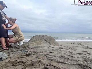 Samara Clanz Rides Cowgirl Outdoors with Blowjob