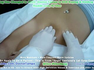 Become Doctor Tampa gives Angel Santana first gyno exam ever on camera with speculum in tight pussy for viewers.
