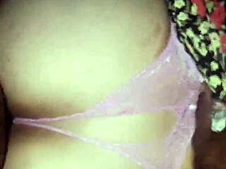 kingblack eats married slut's pussy and sends her to cuckold with torn panties