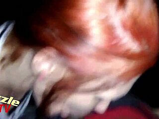 Redhead enjoys New Year's with interracial fun