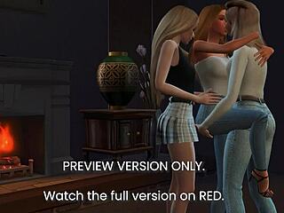 Intense Triple G-Spot Action In 3D Hentai Preview