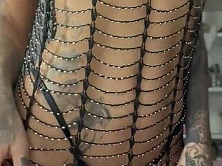 Wow, Susy Gala's Hot Lingerie Striptease In Bedroom!