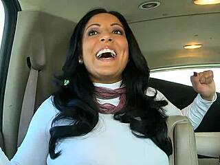 cougar sucks dick in back of suv